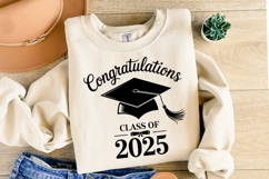 Congratulations Class of 2025 svg | Graduation | Shirt Svg Product Image 2