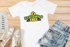 Stay Wild, Free - SVG Product Image 1