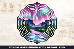 Colorful Sky Wind Spinner Sublimation Design Product Image 1