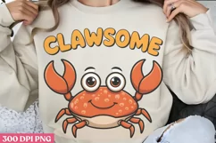 Clawsome PNG, Funny Animal Puns Sublimation PNG Product Image 2