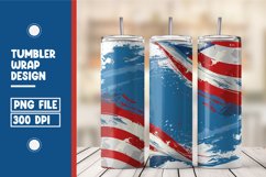 American Flag Tumbler Wrap Design Product Image 1