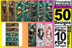 50x 3d Hole In Wall Sublimation Bookmark Bundle, Funny Product Image 2