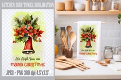 Merry Christmas| Kitchen Towel Sublimatio PNG Product Image 1
