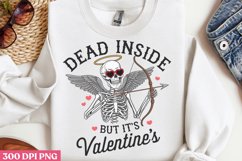 Dead inside but it&#039;s valentine&#039;s PNG, Sweet Valentines PNG Product Image 1