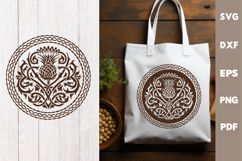 Celtic art SVG, Engraved Laser Cutting board SVG Product Image 2