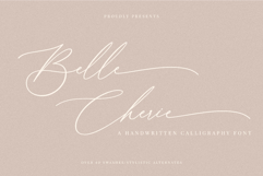 Belle Cherie Elegant Script Font Product Image 1