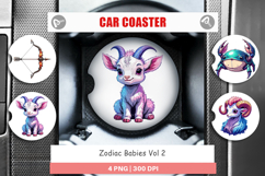 Car Coaster Zodiac Babies Product Image 1