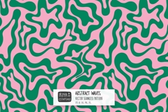 Abstract Wave Seamless Pattern Product Image 1