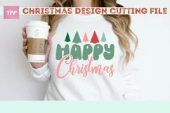 Happy Christmas svg- Holiday SVG Product Image 2