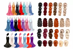 Fashion Girls Clipart, DIY Clipart Product Image 2
