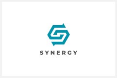Synergy Letter S logo design vector template Product Image 1