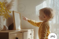 Frames Mockup, Baby with frame Mockup JPG Product Image 1