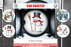 Car Coaster Frosty Friends Product Image 1