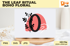 The Leaf Ritual Boho Floral Monogram Product Image 1