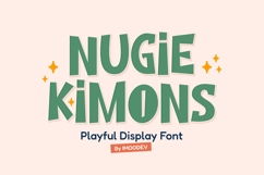 Nugie Kimons - Cute Font Product Image 1