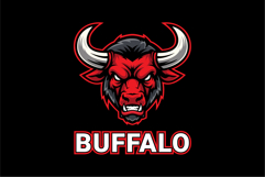 Buffalo Head Mascot Product Image 2
