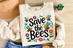 Save the Bees Svg | Svg Cut File | Shirt Svg Product Image 2