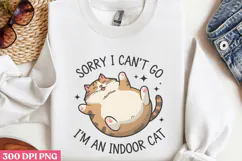 Sorry I Can't Go, I'm PNG, Funny Animal Sublimation PNG Product Image 2