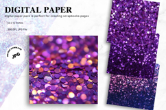 purple glitter Background Wallpaper Sparkles Digital Paper Product Image 1