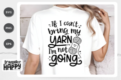 If I Can't Bring My Yarn Crafting SVG Product Image 2