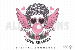 Love season Sublimation PNG, Valentine Love Quote PNG Product Image 1