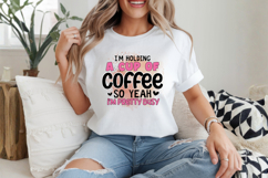 I'm holding a cup of coffee so yeah I'm pretty busy PNG Desi Product Image 1