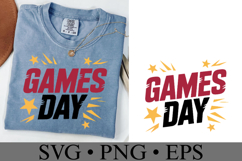 Games Day Svg | Sport Svg | Shirt Svg Product Image 2