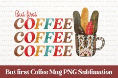 Retro Coffee Quotes Sublimation PNG 06 Product Image 1