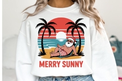 Merry Sunny Svg | Christmas Svg | Shirt Svg Product Image 1