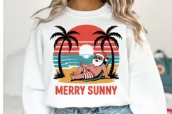 Merry Sunny Svg | Christmas Svg | Shirt Svg Product Image 1