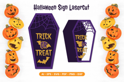 Layered Halloween Sign Lasercut Product Image 1