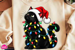 Cat Christmas PNG, Funny Christmas PNG, Trending Christmas Product Image 1