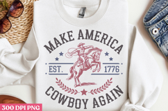 Make America cowboy PNG, 4th Of July Sublimation PNG Product Image 2