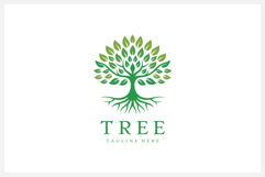 Tree Logo Design Vector Illustration Product Image 1