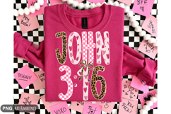 John 3:16 PNG |Christian Valentine PNG | Loved PNG Product Image 1