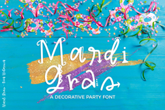 Mardi Gras Display Font Product Image 1