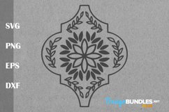 Christmas floral arabesque svg Product Image 2