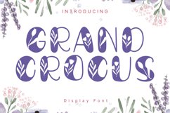 Grand Crocus Style Product Image 1