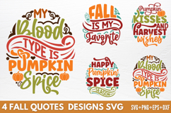Fall Quotes Designs SVG Product Image 1