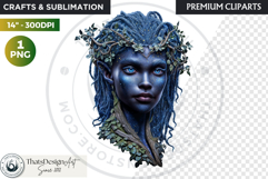 Fantasy Forest Spirit Clipart PNG, Enchanted Nature God Product Image 1