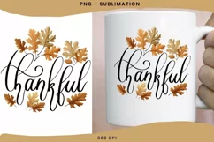 Thankful PNG Digital Download Sublimation Designs Product Image 1