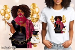 Black Girl Graduation PNG That’s a Wrap Grad Sublimation Product Image 5