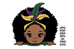Mardi Gras | Peekaboo Svg | Carnival Clipart Product Image 1