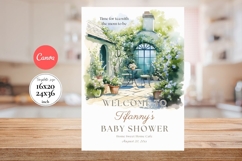Baby Shower Welcome Sign Template 104 Product Image 1