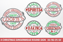 Christmas Gingerbread SVG Designs SVG Product Image 1