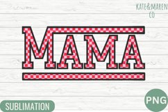 Retro Mama PNG | Retro Valentine PNG | Mama Sublimation Product Image 2