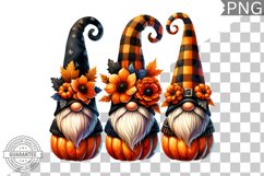 Halloween Gnome Sublimation - Clipart PNG Design Product Image 1