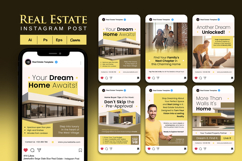Yellow Brown Real Estate - Instagram Post Product Image 1