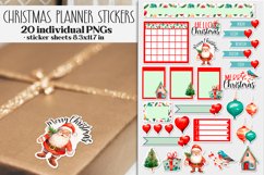 Christmas Digital Planner. Printable Planner Stickers PNG Product Image 2