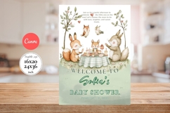 Baby Shower Welcome Sign Template 113 Product Image 1